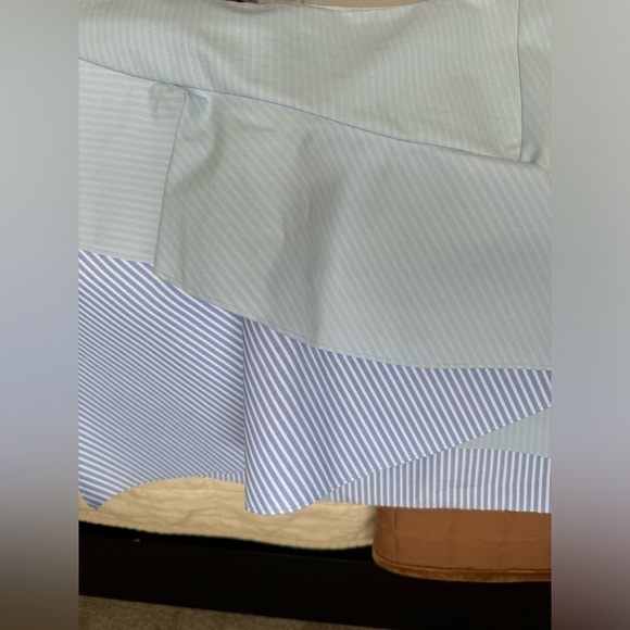 Zara skirt. Size medium. Blue and white. Worn once . So cute and tailored. - Picture 4 of 5